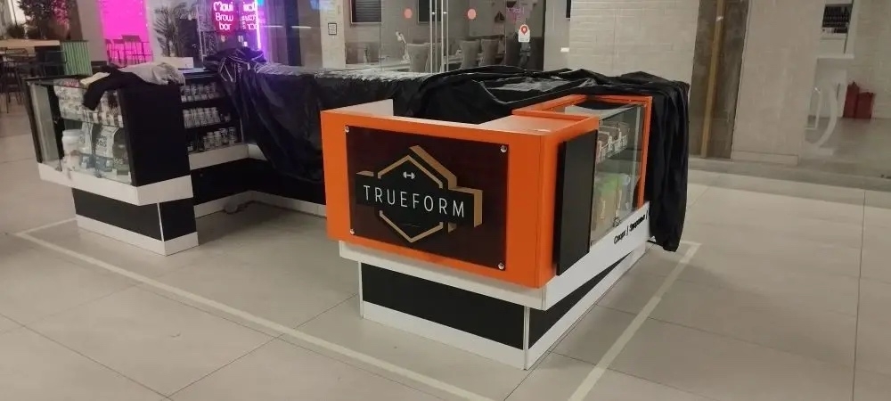 Оформление торгового островка